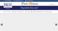 Desktop Screenshot of fmcontractors.com